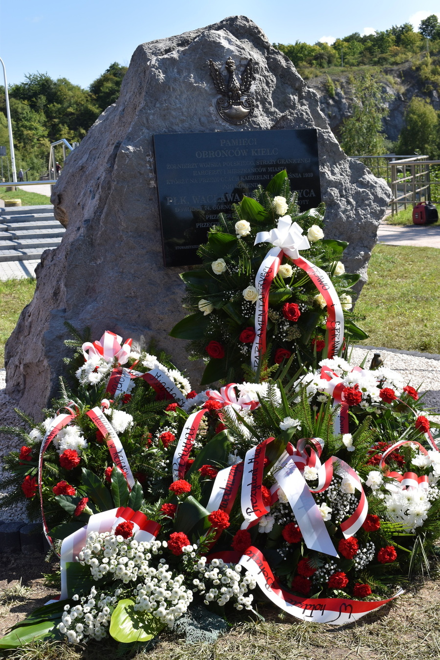 Upamiętniono żołnierzy i ludność cywilną walczących w obronie Kielc - fot. Katarzyna Pronobis (IPN Kielce)