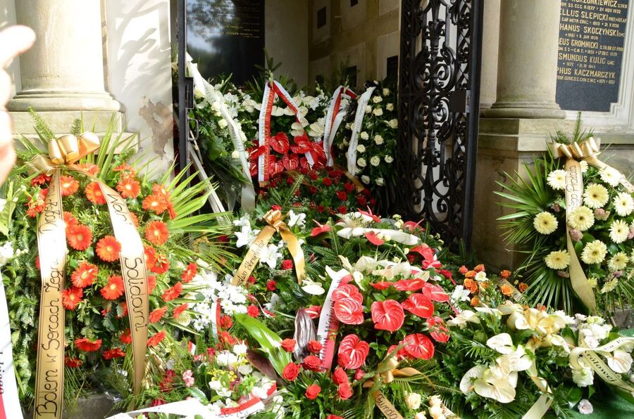 Uroczystości pogrzebowe ks. Zdzisława Sochackiego. Fot. Żaneta Wierzgacz (IPN)