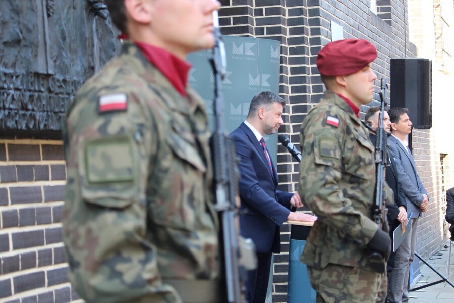 Kraków uczcił pamięć ofiar Gestapo - fot. Żaneta Wierzgacz (IPN Kraków)