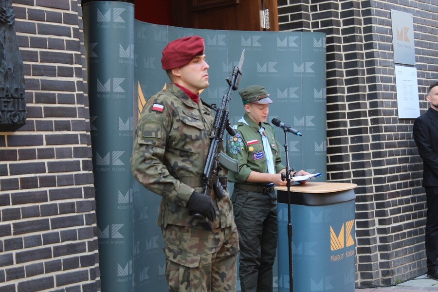 Kraków uczcił pamięć ofiar Gestapo - fot. Żaneta Wierzgacz (IPN Kraków)