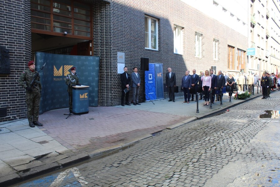 Kraków uczcił pamięć ofiar Gestapo - fot. Żaneta Wierzgacz (IPN Kraków)