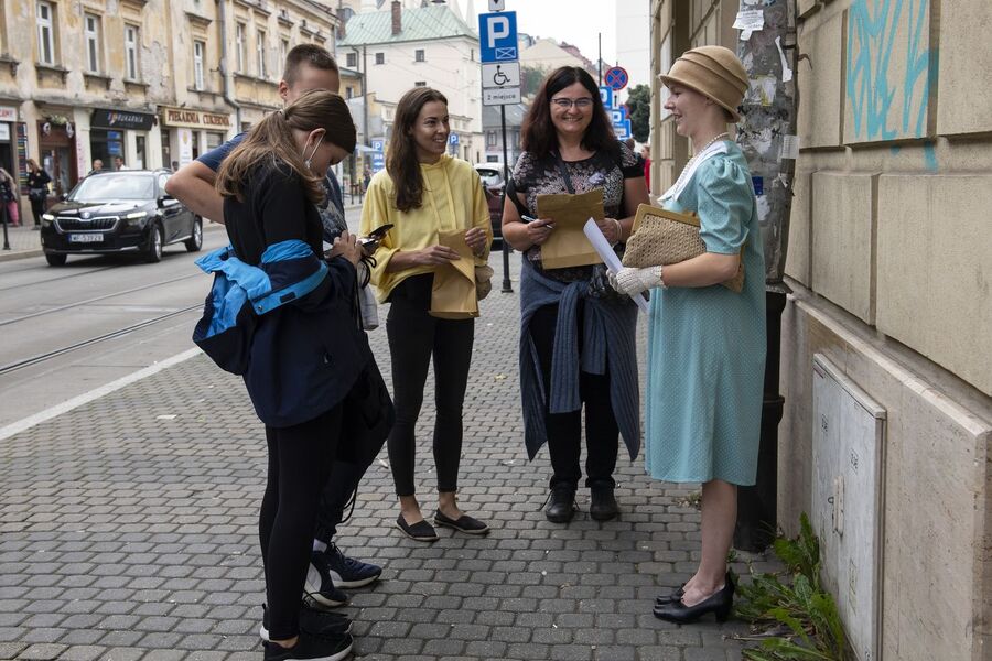 Gra miejska „Zakonspiruj Kraków”. Fot. IPN