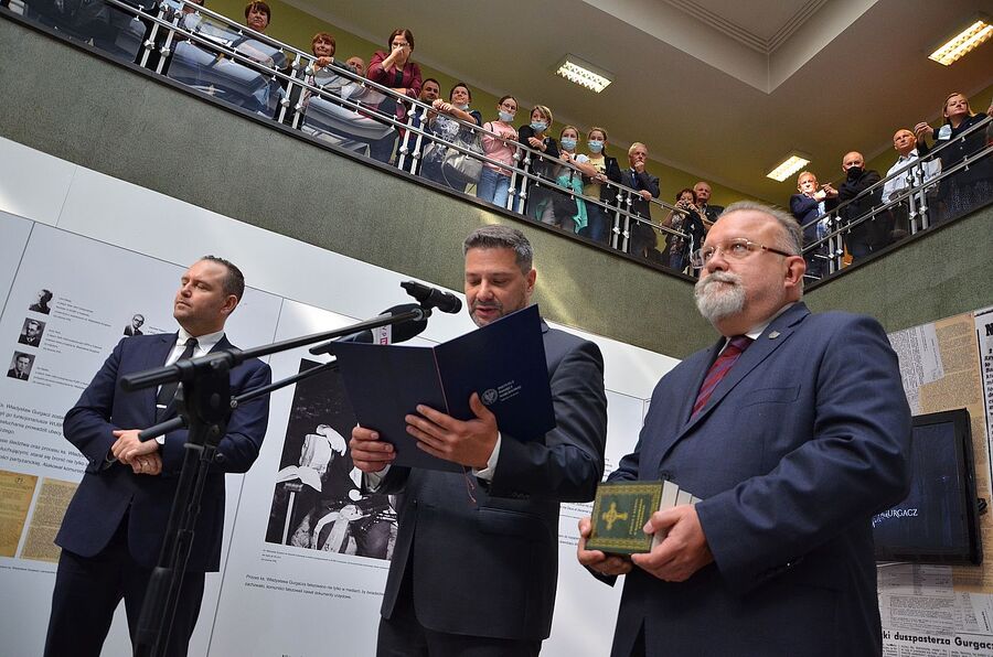 Wystawa „Ks. Władysław Gurgacz. Kapelan Polski Podziemnej”. Fot. Janusz Ślęzak (IPN)