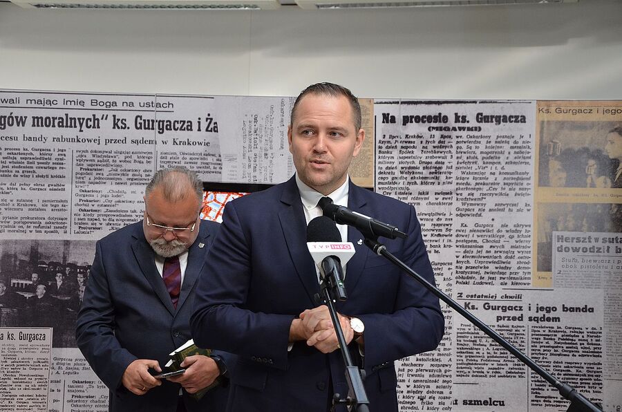 Wystawa „Ks. Władysław Gurgacz. Kapelan Polski Podziemnej”. Fot. Janusz Ślęzak (IPN)