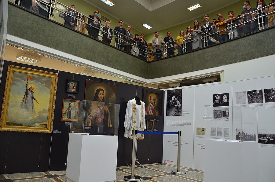 Wystawa „Ks. Władysław Gurgacz. Kapelan Polski Podziemnej”. Fot. Janusz Ślęzak (IPN)