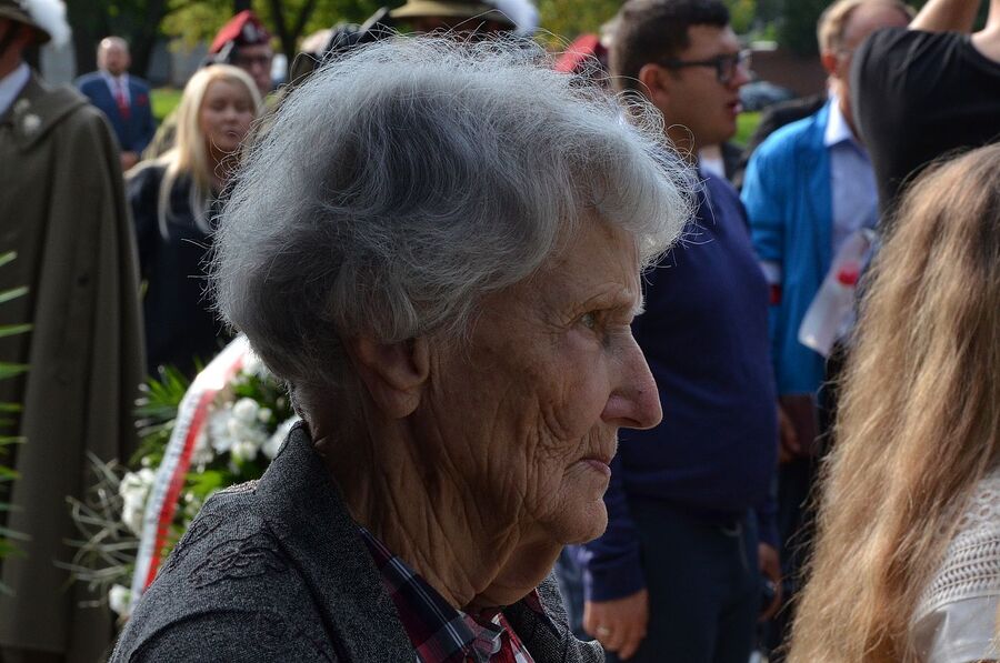 Uroczystości pogrzebowe ks. Gurgacza, Ryszarda Kłaputa i ppor. Zajączkowskiego. Fot. Janusz Ślęzak (IPN)