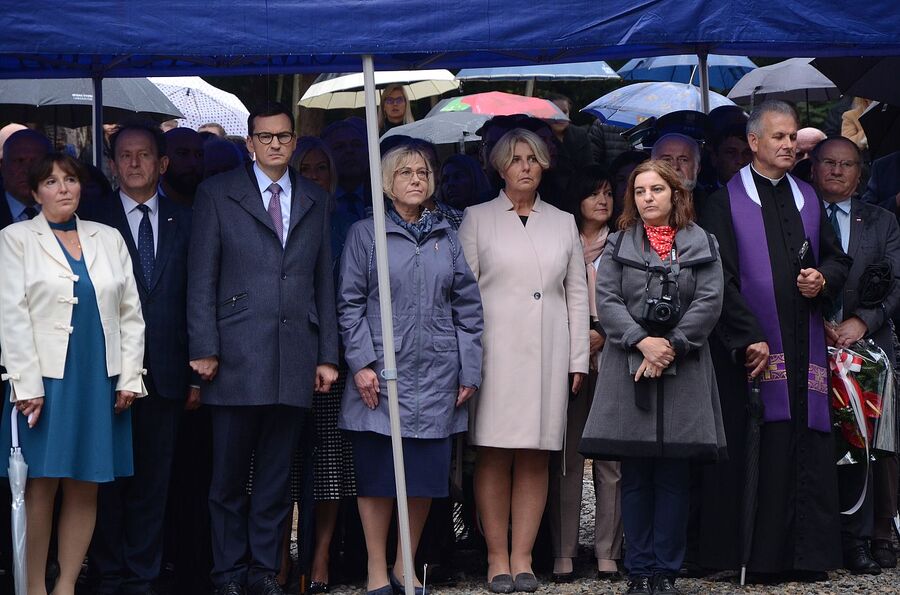 Uroczystości w Pogórskiej Woli. Fot. Jan Wnuk (IPN)