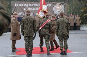 Przekazanie dowództwa 11. Małopolskiej Brygady Obrony Terytorialnej. Fot. Janusz Ślęzak (IPN)