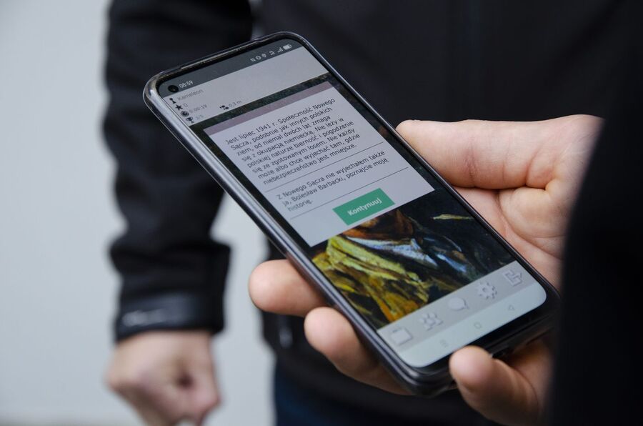 Gra miejska „Na tropie Bolesława Barbackiego”. Fot. Agnieszka Masłowska (IPN)