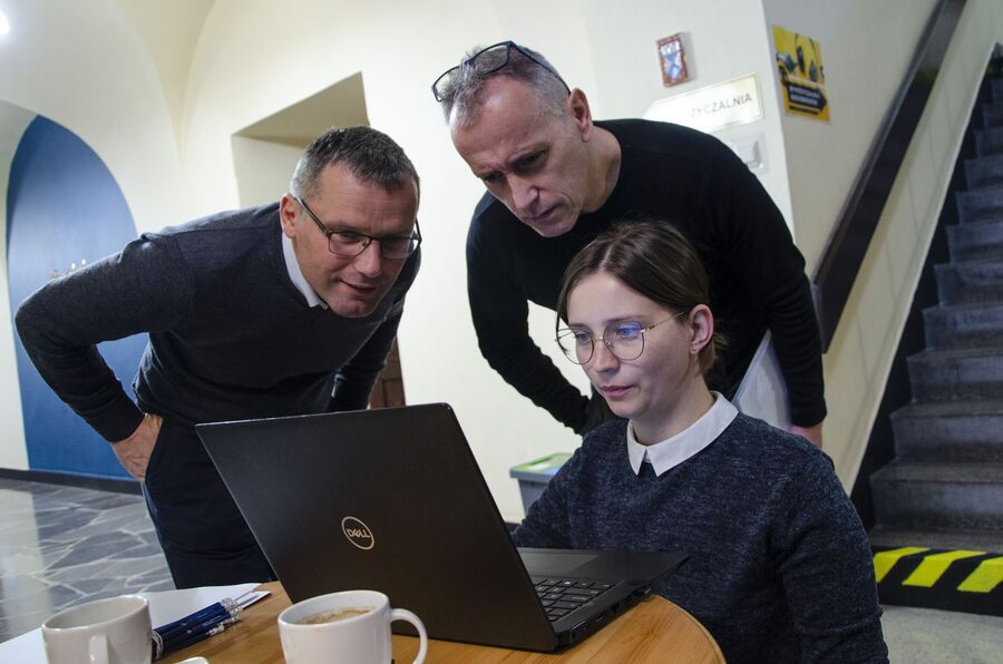 Gra miejska „Na tropie Bolesława Barbackiego”. Fot. Agnieszka Masłowska (IPN)