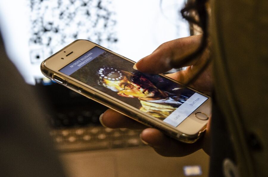 Gra miejska „Na tropie Bolesława Barbackiego”. Fot. Agnieszka Masłowska (IPN)