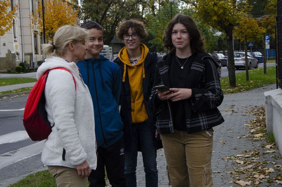 Gra miejska „Na tropie Bolesława Barbackiego”. Fot. Agnieszka Masłowska (IPN)