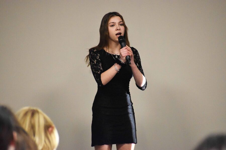 Finał konkursu recytatorskiego w Kielcach. Fot. Katarzyna Pronobis (IPN)