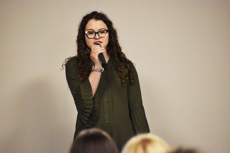 Finał konkursu recytatorskiego w Kielcach. Fot. Katarzyna Pronobis (IPN)