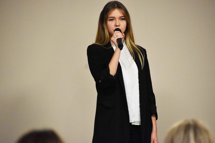 Finał konkursu recytatorskiego w Kielcach. Fot. Katarzyna Pronobis (IPN)