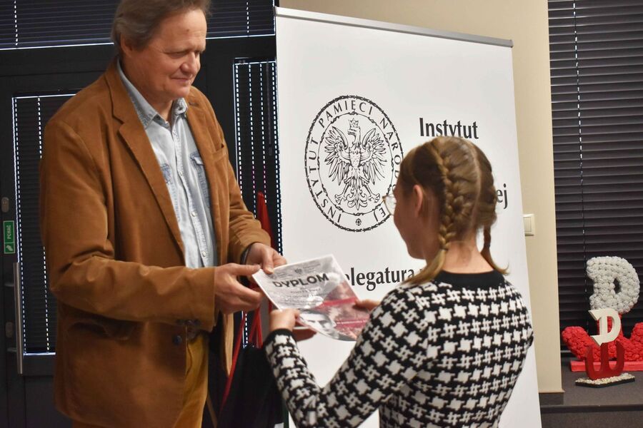 Finał konkursu recytatorskiego w Kielcach. Fot. Katarzyna Pronobis (IPN)