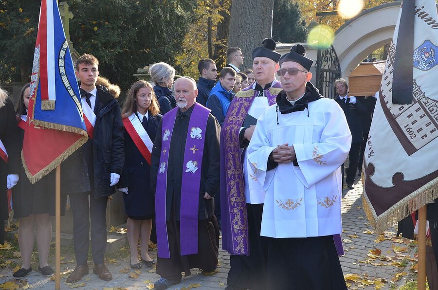 Uroczystości pogrzebowe ppłk. Janusza Kamockiego „Mamuta”. Fot. Janusz Ślęzak (IPN)