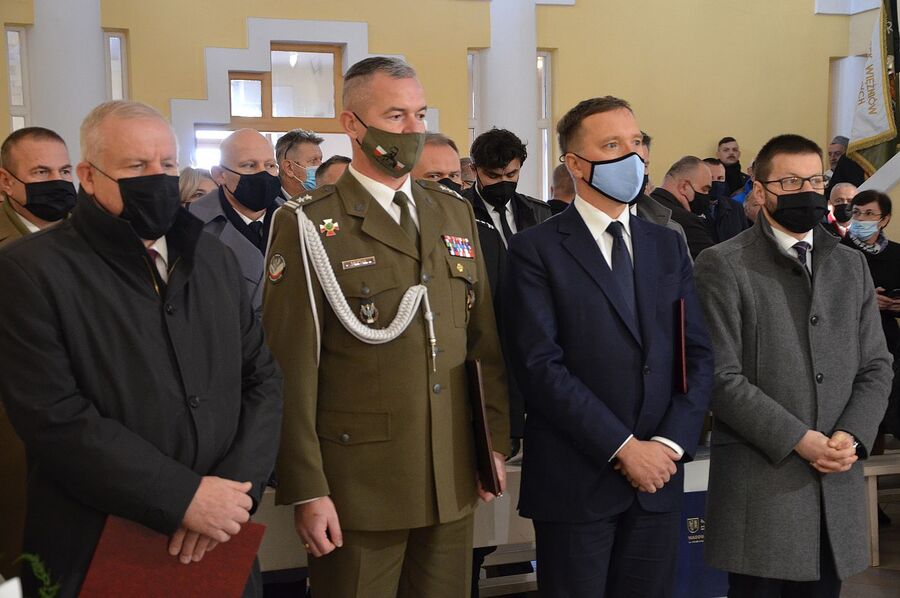 Uroczystości pogrzebowe Mieczysława Zaręby w Wadowicach. Fot. Janusz Ślęzak (IPN)