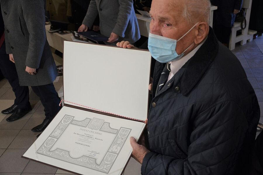 Uroczystości pogrzebowe Mieczysława Zaręby w Wadowicach. Fot. Janusz Ślęzak (IPN)