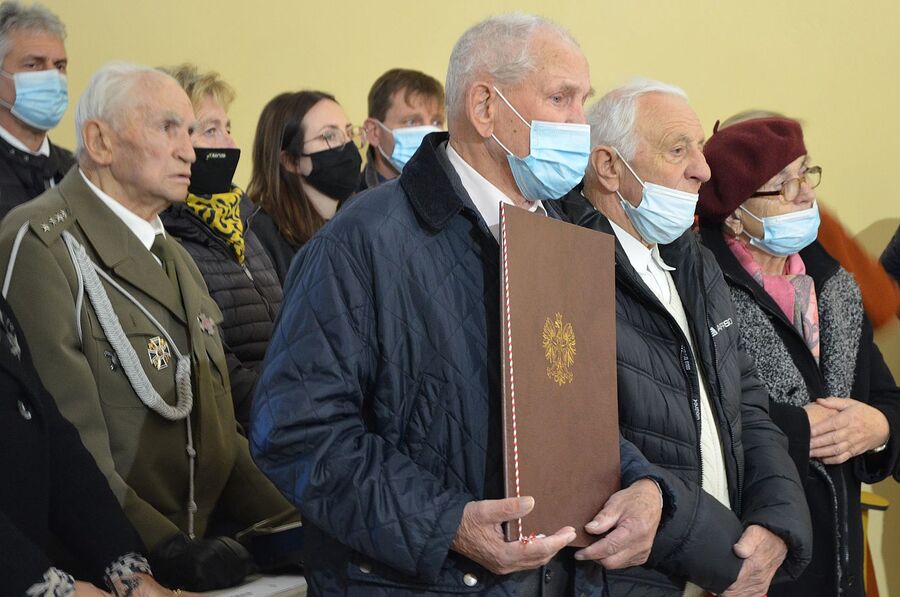 Uroczystości pogrzebowe Mieczysława Zaręby w Wadowicach. Fot. Janusz Ślęzak (IPN)