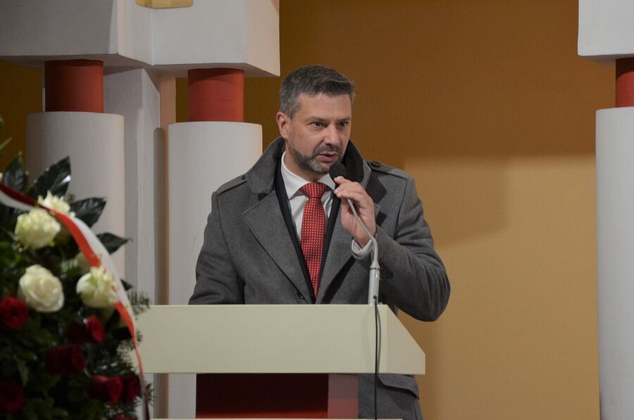 Uroczystości pogrzebowe Mieczysława Zaręby w Wadowicach. Fot. Janusz Ślęzak (IPN)