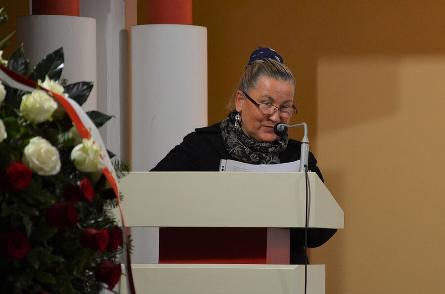 Uroczystości pogrzebowe Mieczysława Zaręby w Wadowicach. Fot. Janusz Ślęzak (IPN)