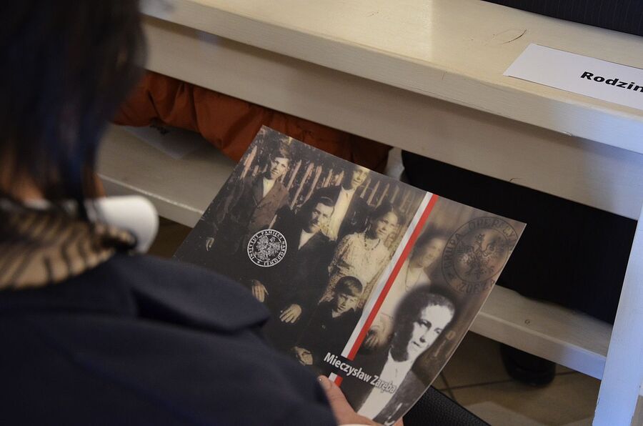 Uroczystości pogrzebowe Mieczysława Zaręby w Wadowicach. Fot. Janusz Ślęzak (IPN)