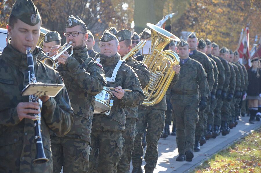 Uroczystości pogrzebowe Mieczysława Zaręby w Wadowicach. Fot. Janusz Ślęzak (IPN)