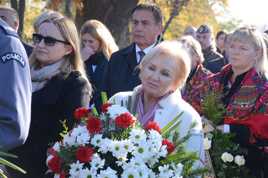 Uroczystości pogrzebowe Mieczysława Zaręby w Wadowicach. Fot. Janusz Ślęzak (IPN)