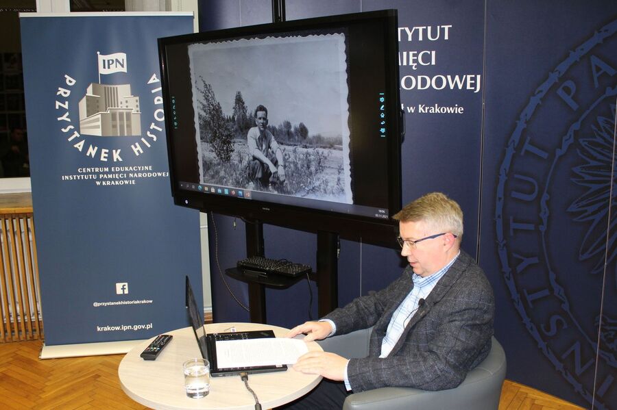 „Jan Freisler – legendarny kurier”. Wykład na Przystanku Historia. Fot. Dobrosław Rodziewicz (IPN)