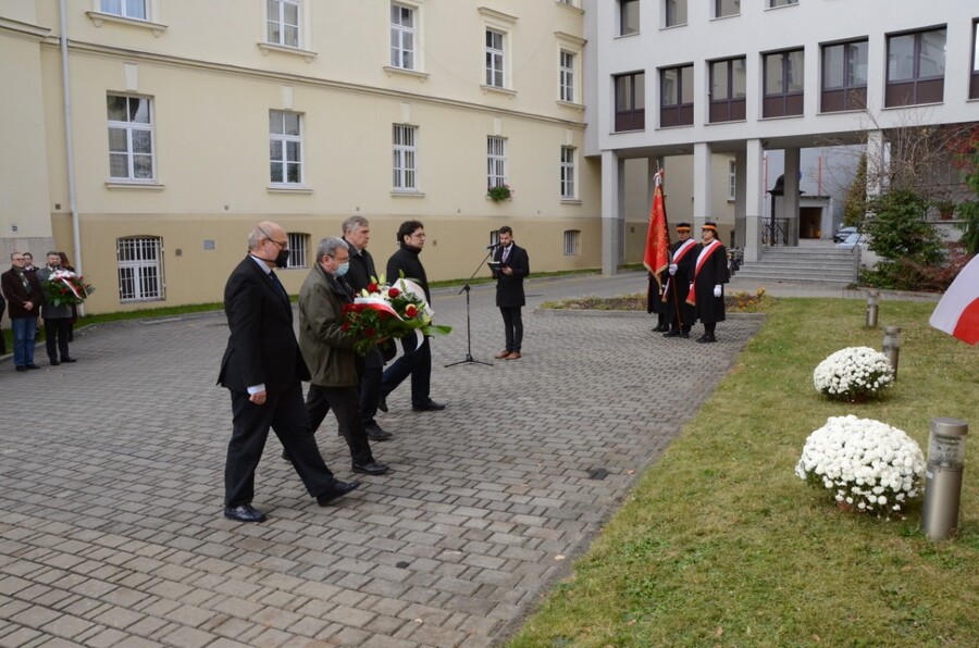 Uroczystości w 82. rocznicę aresztowania jezuitów z kolegium krakowskiego - fot. Żaneta Wierzgacz (IPN)