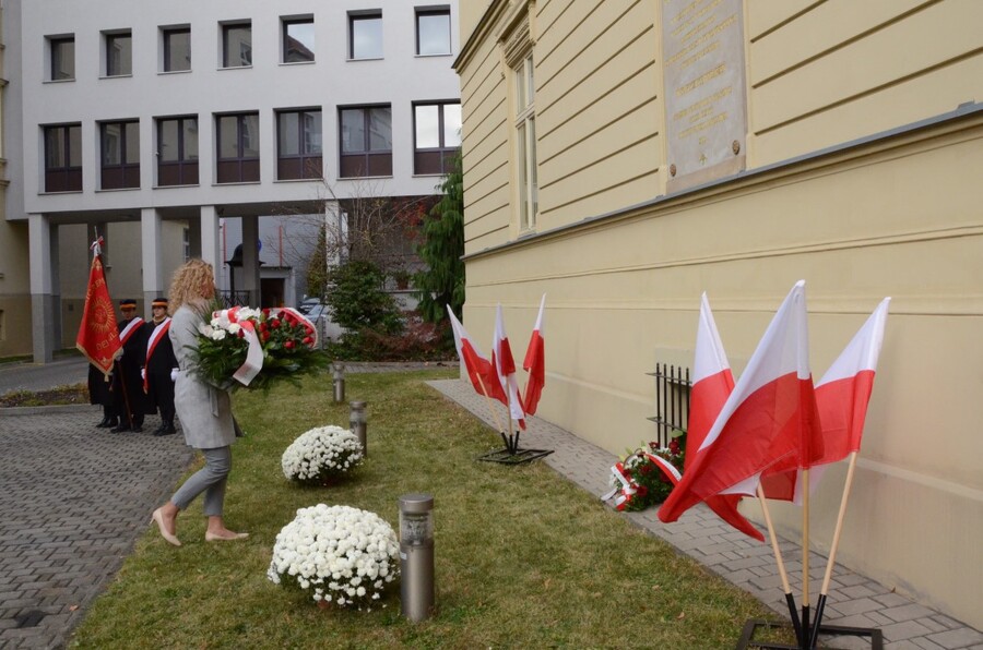 Uroczystości w 82. rocznicę aresztowania jezuitów z kolegium krakowskiego - fot. Żaneta Wierzgacz (IPN)
