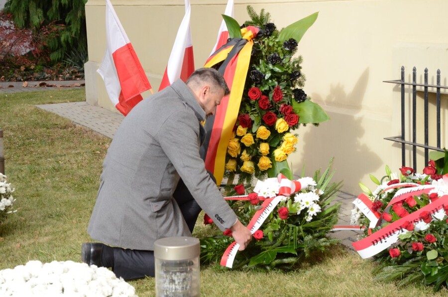 Uroczystości w 82. rocznicę aresztowania jezuitów z kolegium krakowskiego - fot. Żaneta Wierzgacz (IPN)