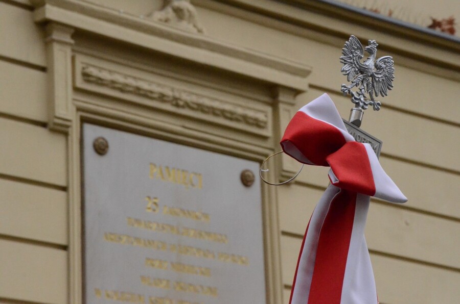 Uroczystości w 82. rocznicę aresztowania jezuitów z kolegium krakowskiego - fot. Żaneta Wierzgacz (IPN)