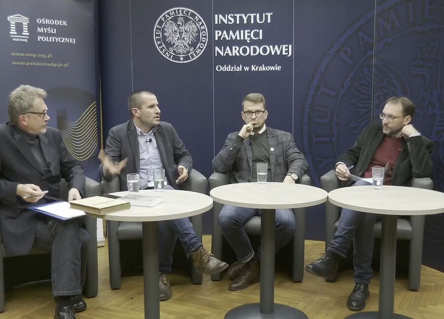 Fenomen Piłsudskiego. Dyskusja na Przystanku Historia. Fot. Dobrosław Rodziewicz (IPN)