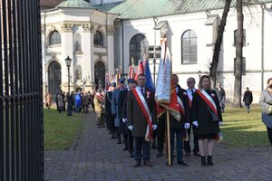 Obchody Narodowego Święta Niepodległości i otwarcie wystawy IPN w Miechowie - fot. Żaneta Wierzgacz (IPN)