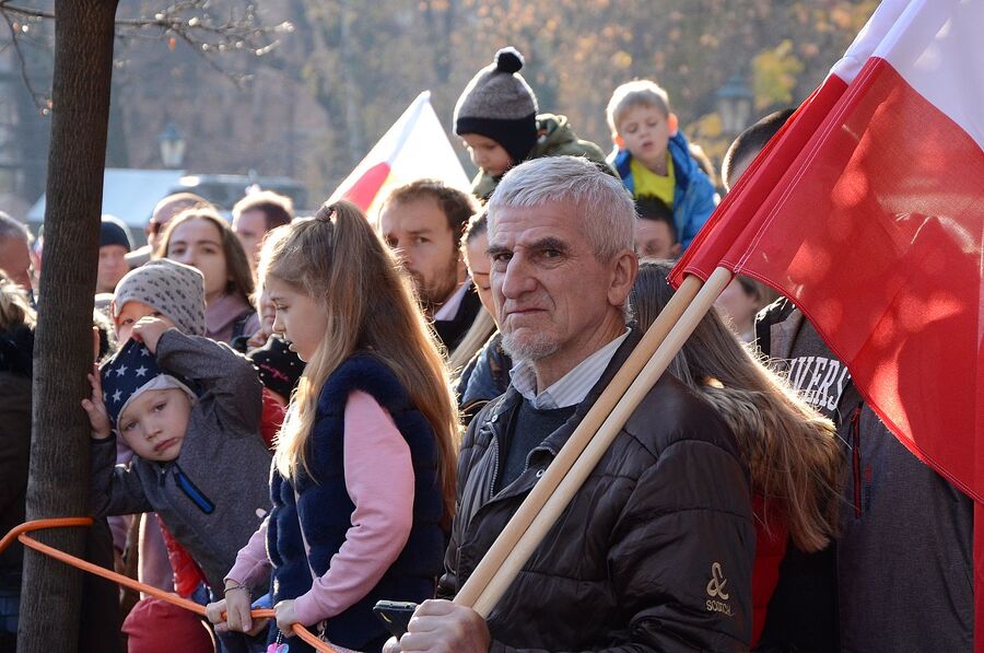 Kraków uczcił Narodowe Święto Niepodległości. Fot. Janusz Ślęzak (IPN)