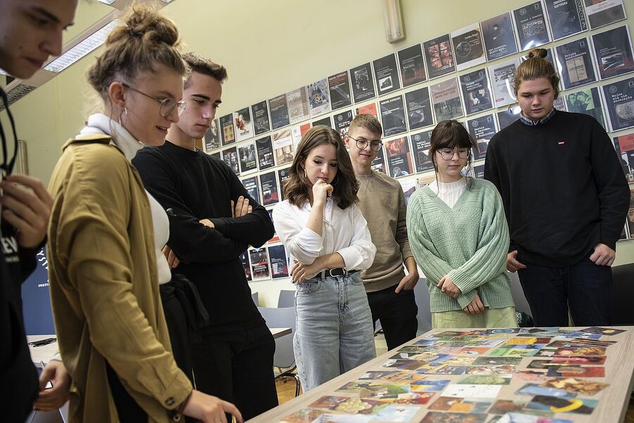 Panel warsztatowy na temat stanu wojennego. Fot. Agnieszka Masłowska (IPN)