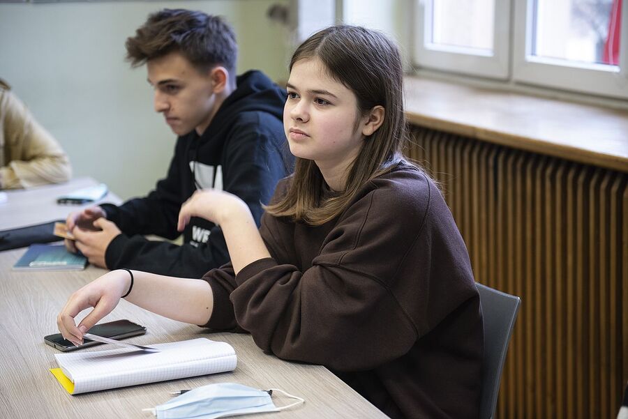 Panel warsztatowy na temat stanu wojennego. Fot. Agnieszka Masłowska (IPN)