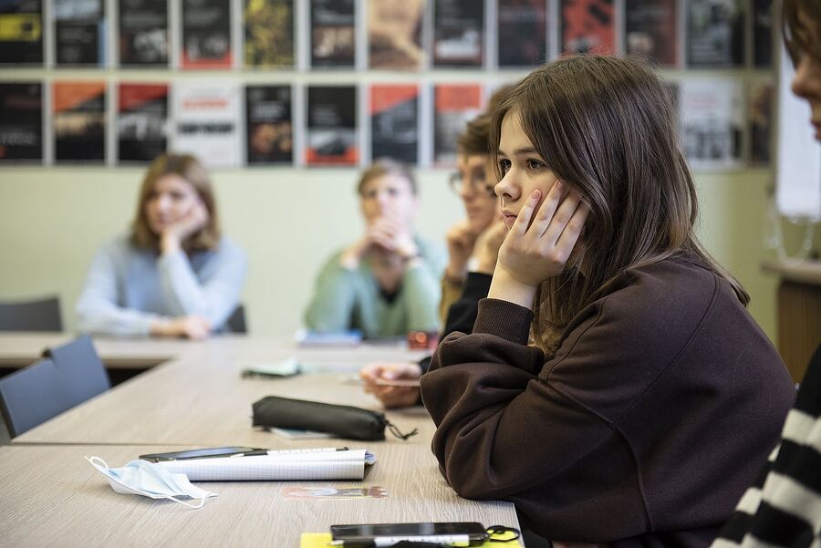 Panel warsztatowy na temat stanu wojennego. Fot. Agnieszka Masłowska (IPN)