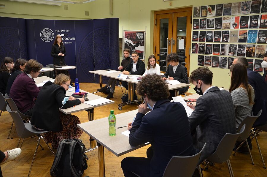 Finał II Tematycznego Turnieju Debat Historycznych. Fot. Janusz Ślęzak (IPN)