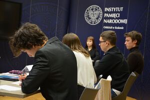 Finał II Tematycznego Turnieju Debat Historycznych. Fot. Janusz Ślęzak (IPN)