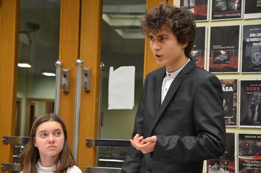 Finał II Tematycznego Turnieju Debat Historycznych. Fot. Janusz Ślęzak (IPN)