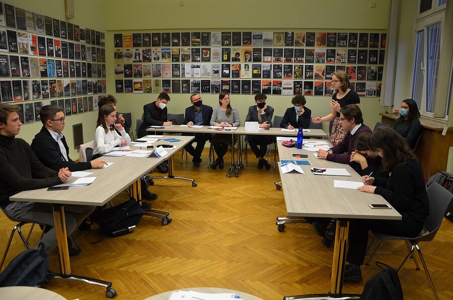 Finał II Tematycznego Turnieju Debat Historycznych. Fot. Janusz Ślęzak (IPN)