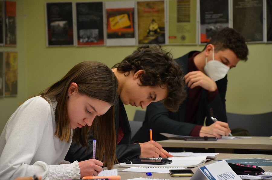 Finał II Tematycznego Turnieju Debat Historycznych. Fot. Janusz Ślęzak (IPN)