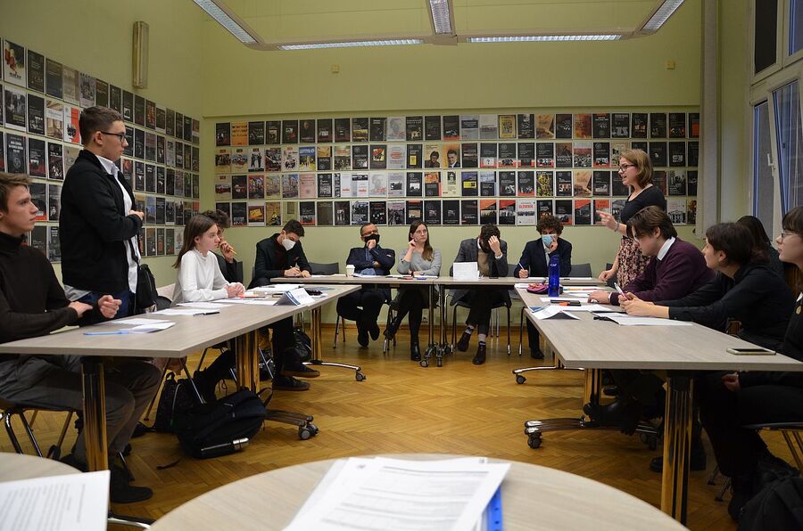 Finał II Tematycznego Turnieju Debat Historycznych. Fot. Janusz Ślęzak (IPN)