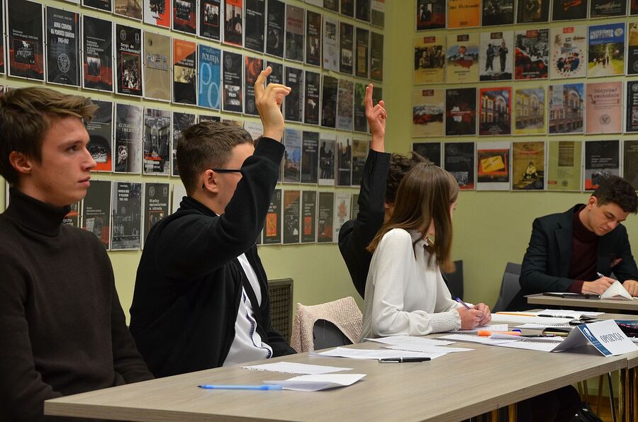 Finał II Tematycznego Turnieju Debat Historycznych. Fot. Janusz Ślęzak (IPN)