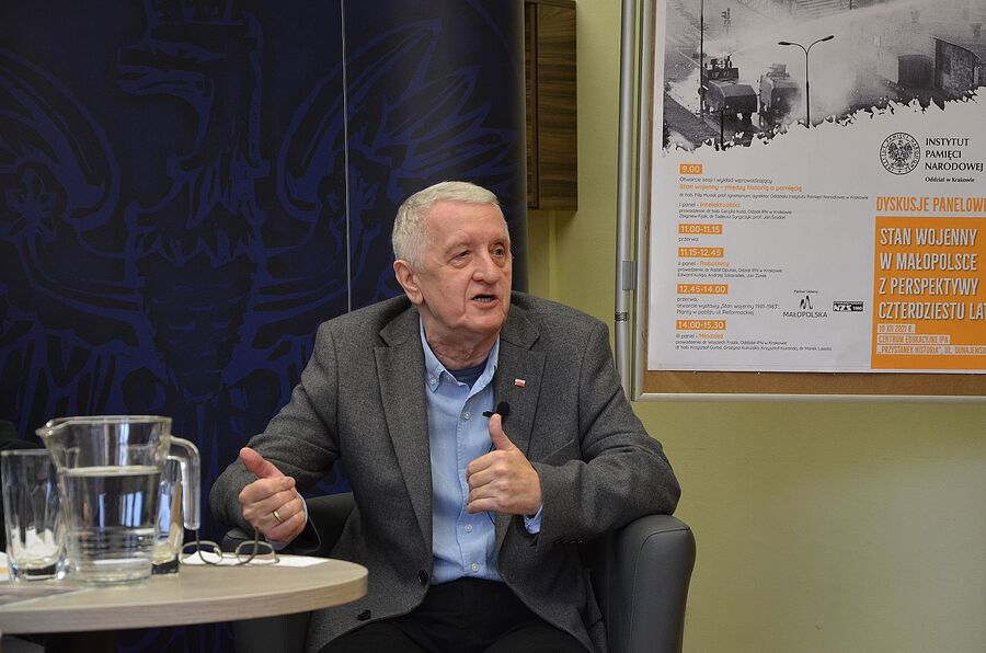 Panele dyskusyjne „Stan wojenny w Małopolsce z perspektywy czterdziestu lat”. Fot. Janusz Ślęzak (IPN)