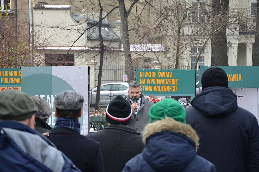 Wystawa na Plantach „Stan wojenny 1981-1983”. Fot. Janusz Ślęzak (IPN)