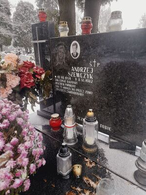 Grób Andrzeja Szewczyka na cmentarzu Grębałowskim w Krakowie. Fot. IPN